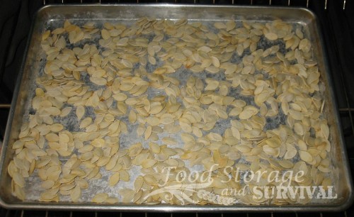 Easy Roasted Salted Pumpkin Seeds!  Doing this with my Halloween pumpkins!