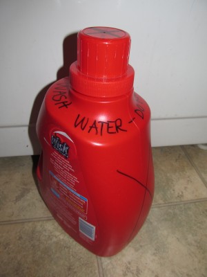Preparedness Quick Tip: Cheap and Easy Wash Water Storage