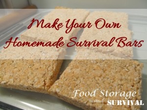 How to make your own Survival bars! Easy and perfect for emergency kits. Food Storage and Survival
