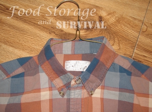 How to Resurrect a Frayed Shirt Collar--Food Storage and Survival