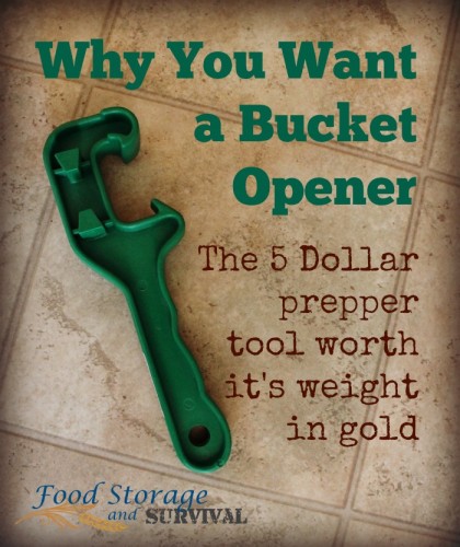 Why you want a bucket opener wrench--the $5 (or less) prepper tool worth its weight in gold! Food Storage and Survival