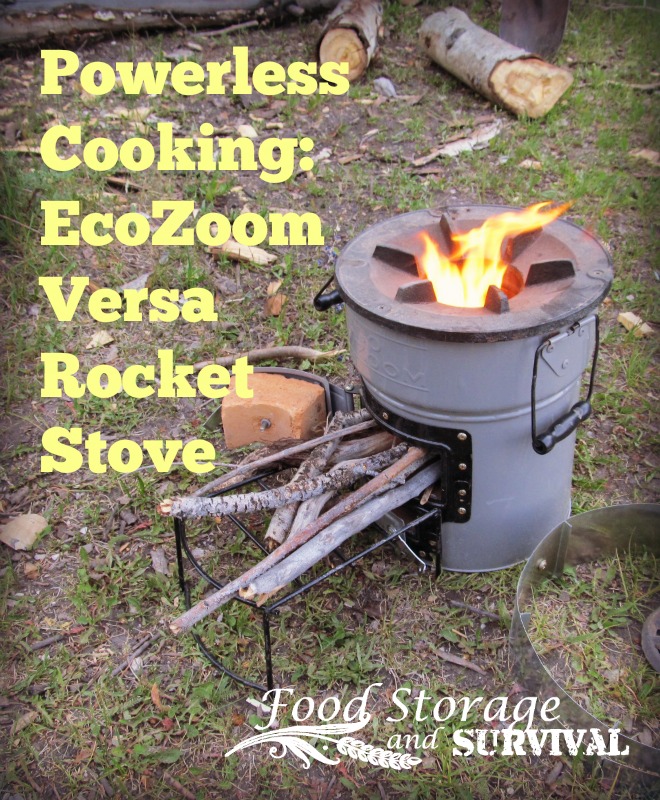Powerless Cooking on the EcoZoom Versa Rocket Stove