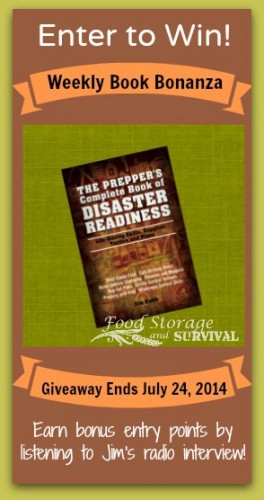 Survival book giveaway! Prepper's Complete Book of Disaster Readiness