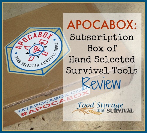 Apocabox subscription box of hand picked survival tools REVIEW