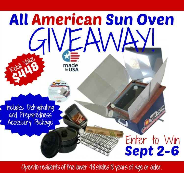 All American Sun Oven Giveaway!