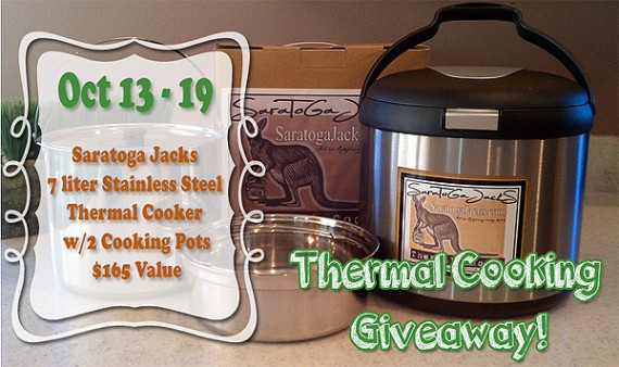 Saratoga Jack’s Thermal Cooker Giveaway