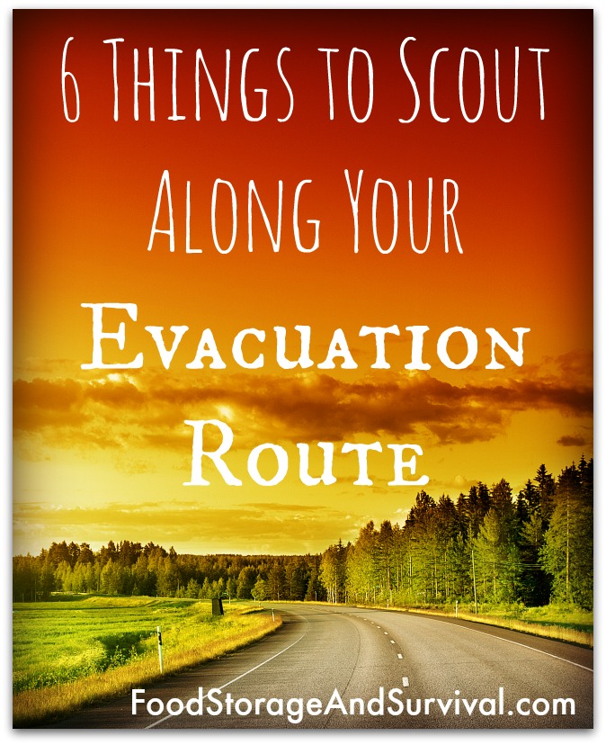 Six Things to Scout Along Your Evacuation Route