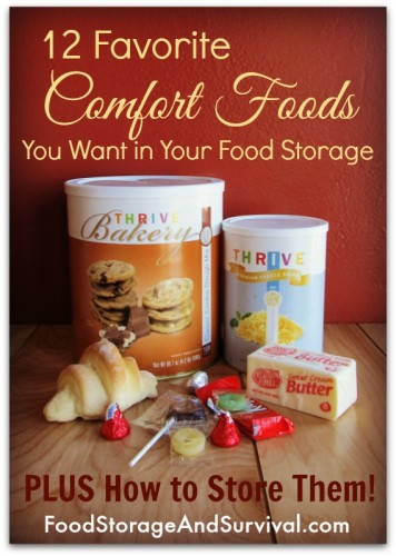 Why have boring food storage?  12 Favorite Comfort Foods You Want in Your Food Storage PLUS How to Store Them!